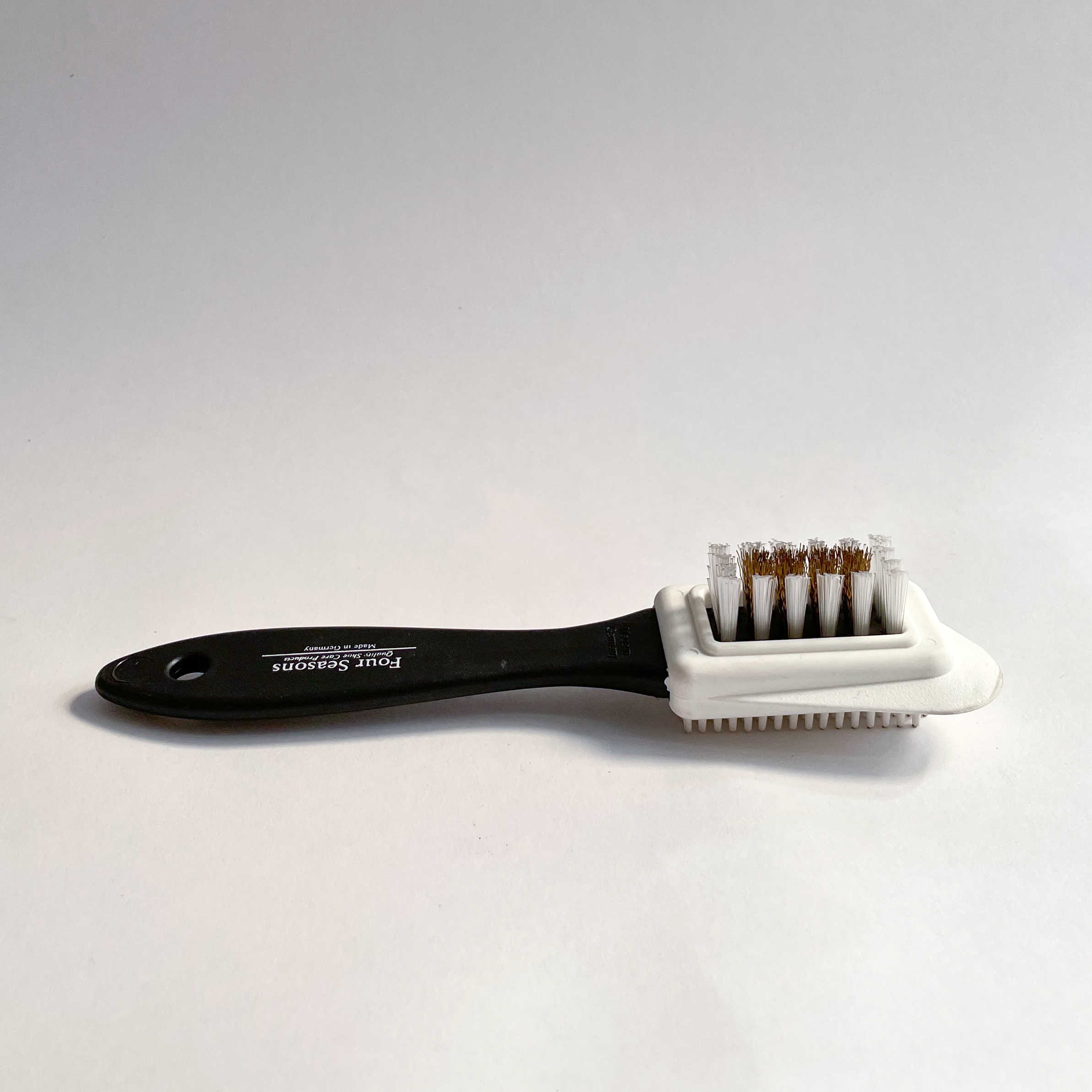 Suede combi brush on white background