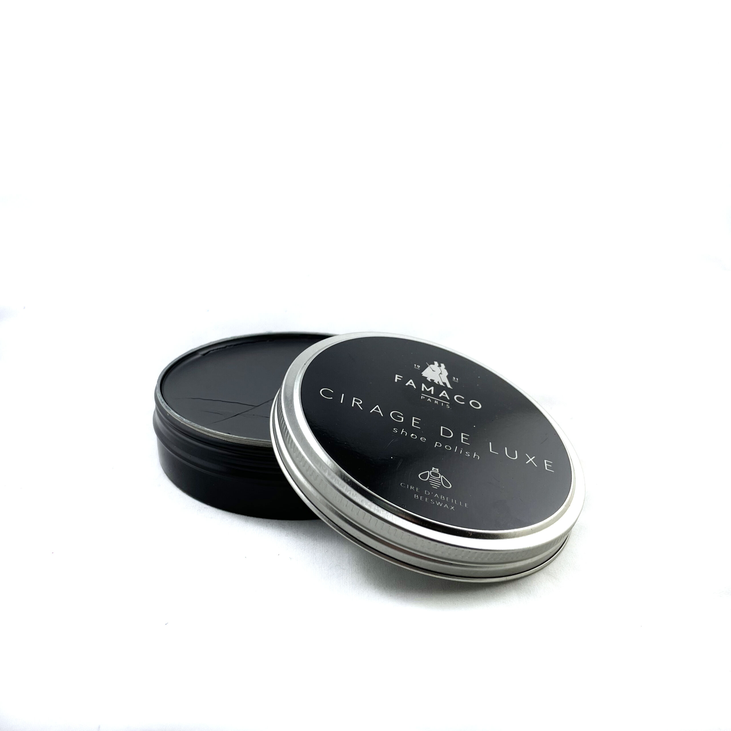 Famaco Shoe polish on a white background