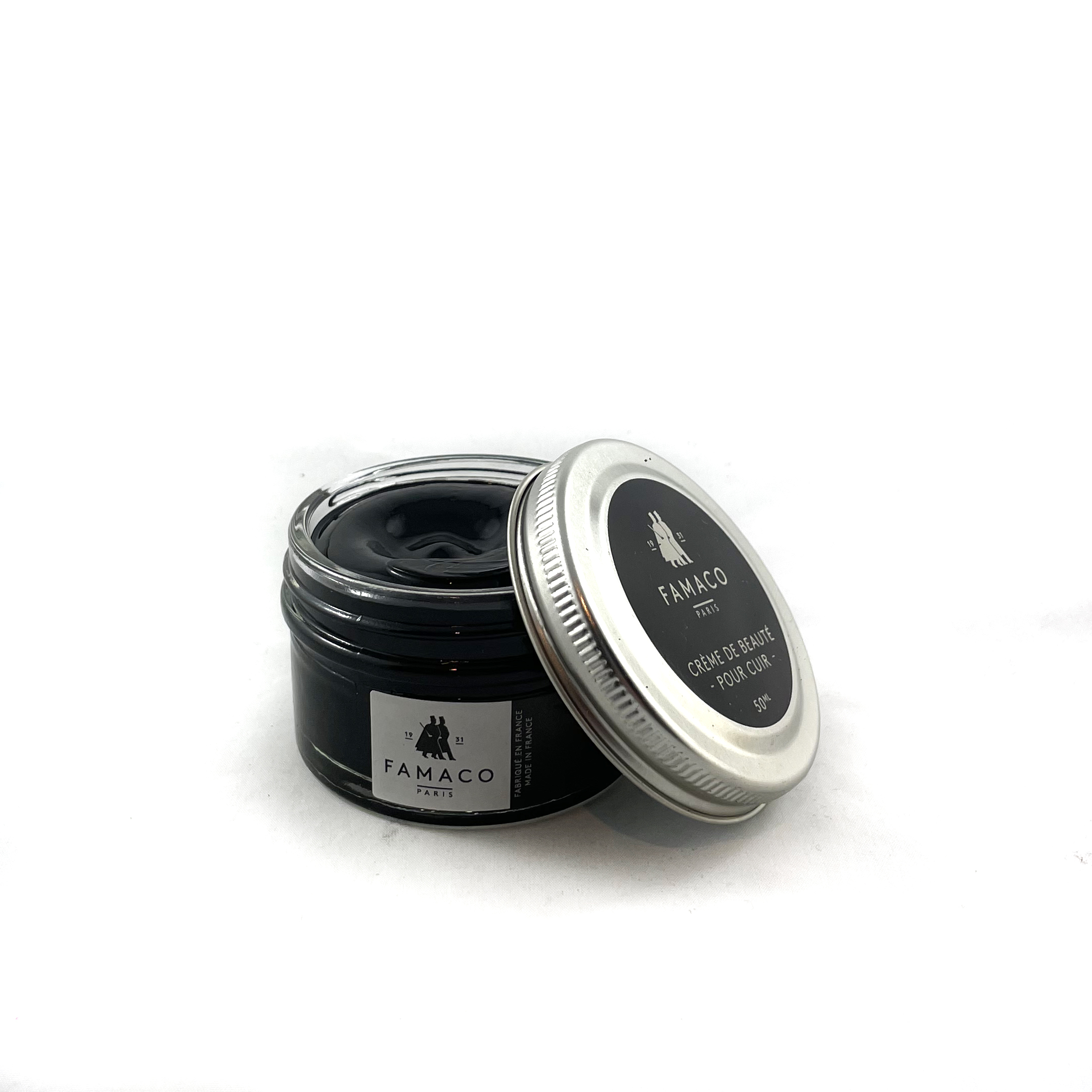 Famaco shoe cream on a white background
